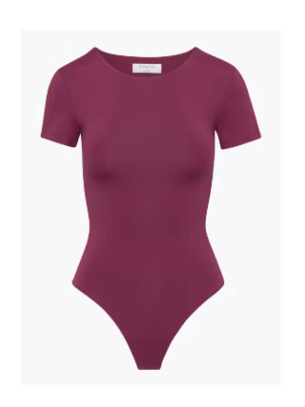 Babaton CONTOUR CREW SHORTSLEEVE BODYSUIT GRAPEVINE Size: M